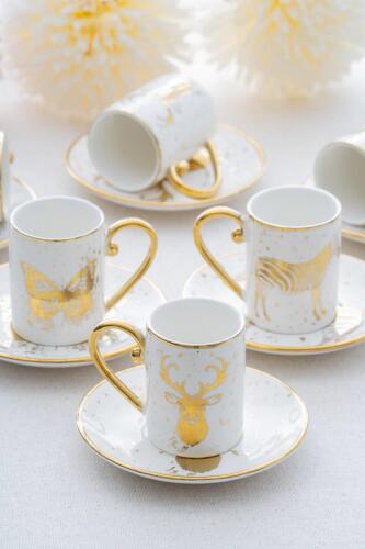 Alora 6 Kişilik Kahve Fincanı Takımı - 90 ml